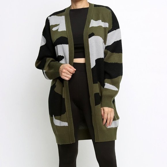 Sweaters - 💥Camoflauge Cardigan Sweater